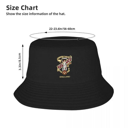 Velocette Vintage Logo Unisex Casual Bucket Hat Design