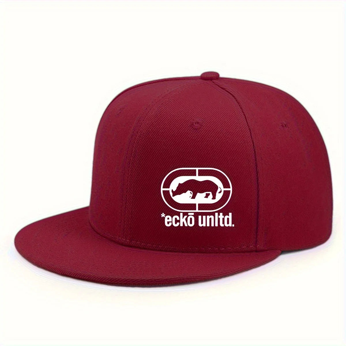 Fun Pattern Unisex Adjustable Flat Brim Snapback Cap