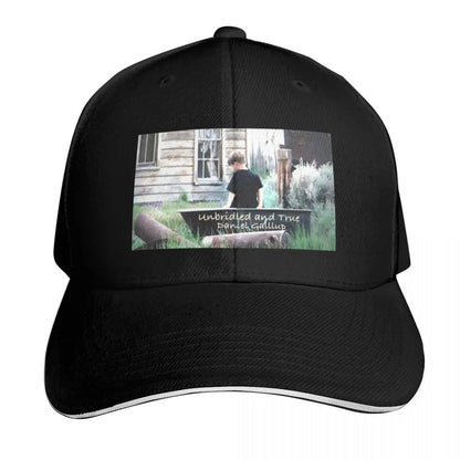 Unbridled And True Text Six Panel Baseball Cap