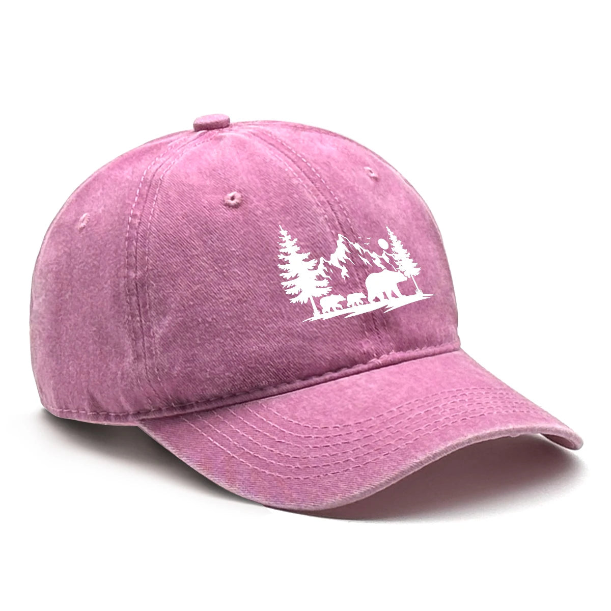 Forest Mountain Vintage Baseball Cap