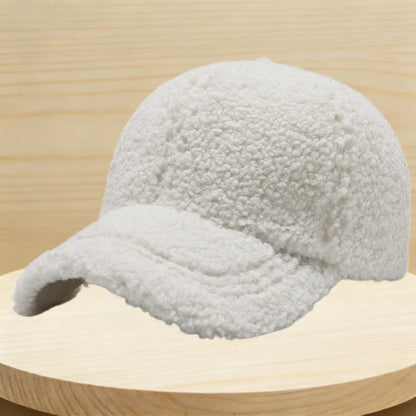Winter Teddy Fleece Baseball Cap