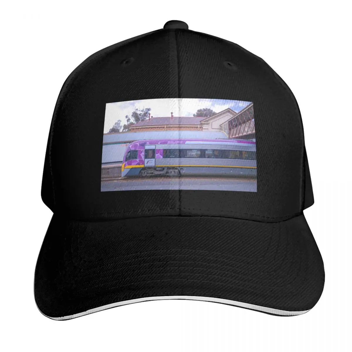 VLine Train Bendigo Vintage Baseball Cap