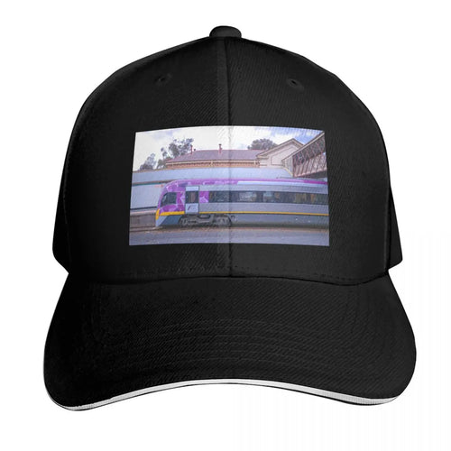 VLine Train Bendigo Vintage Baseball Cap