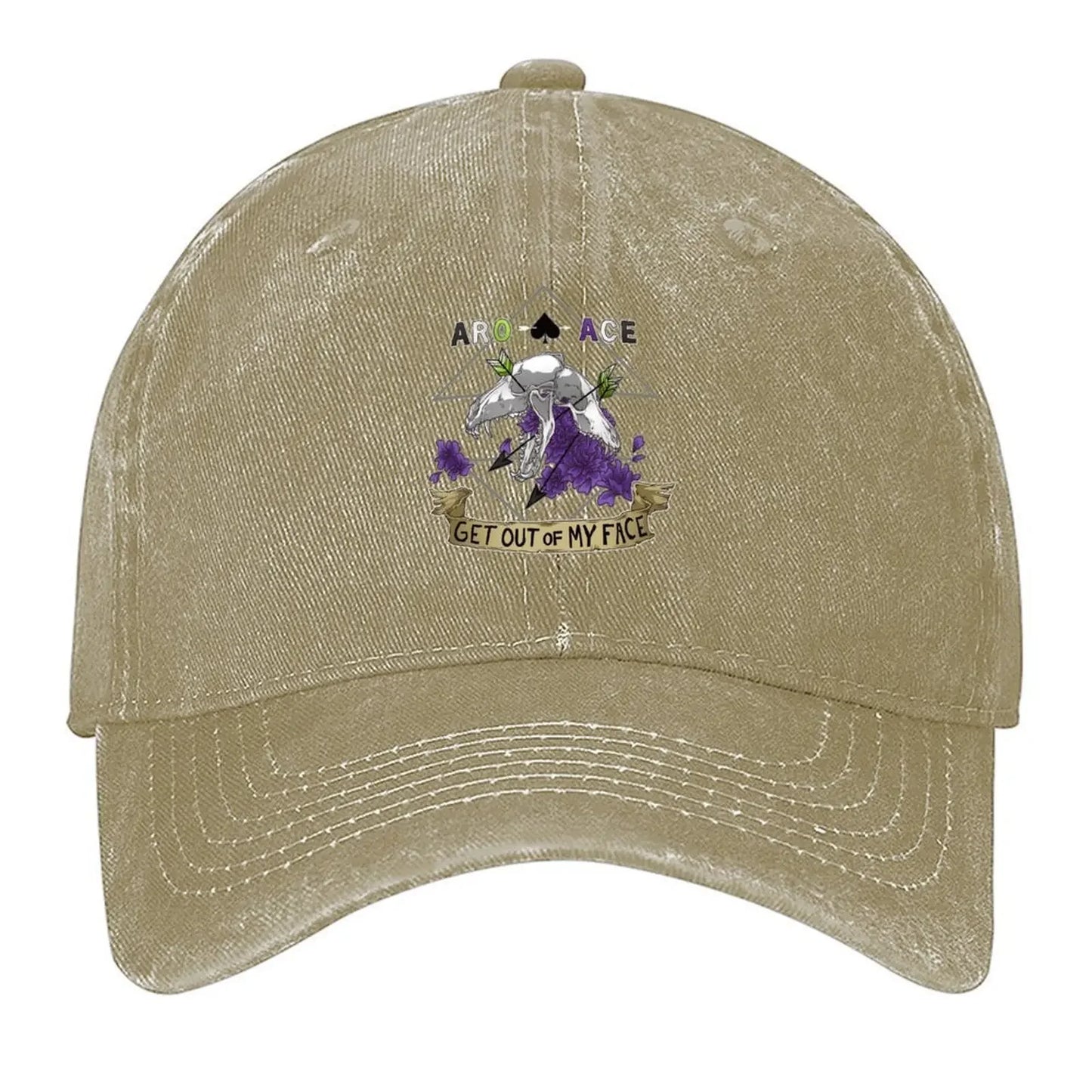 Aro Ace Get Out Baseball Cap