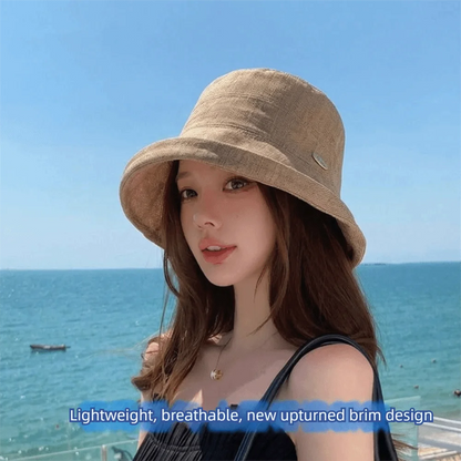 Foldable Wide Brim Breathable Summer Bucket Hat