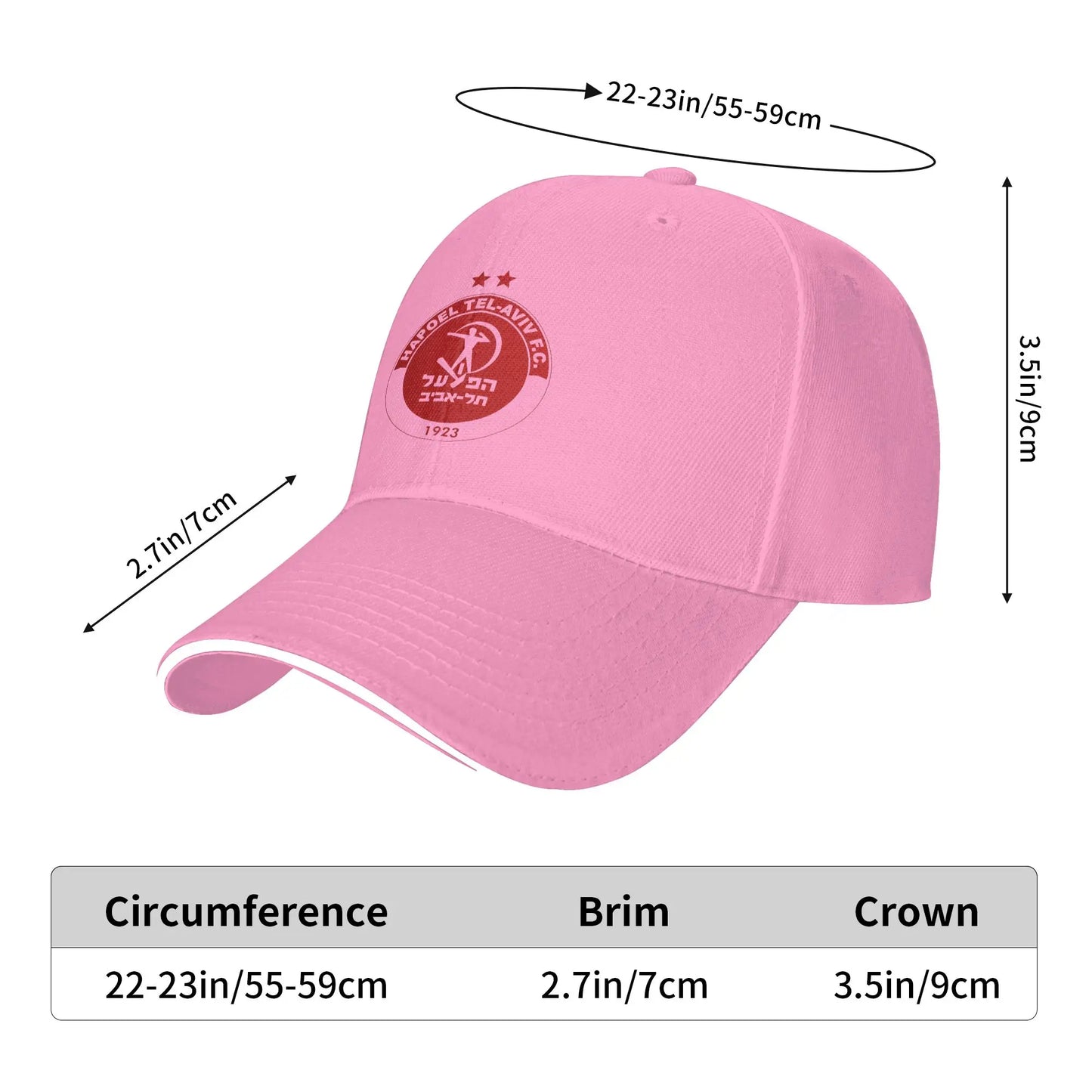 Hapoel Tel Aviv Sun Casual Trucker Baseball Cap