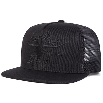 Unisex Bullhead Embroidered Snapback Cap