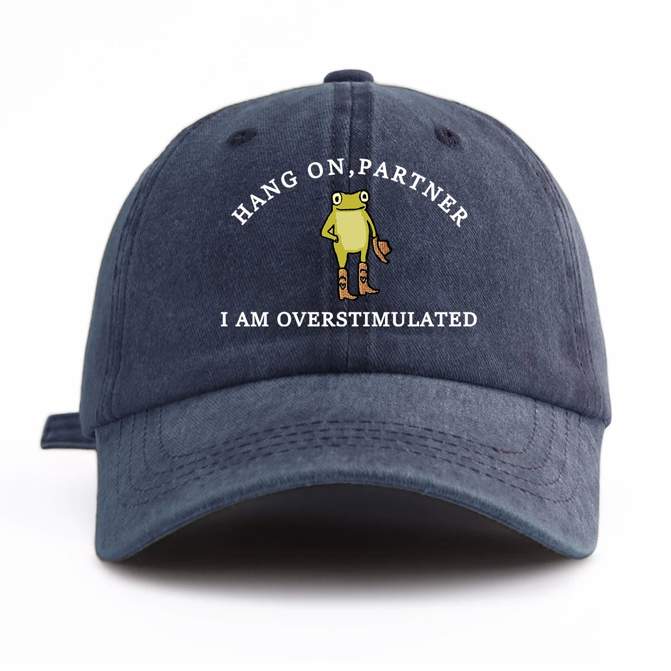 Cowboy Frog Meme Baseball Cap