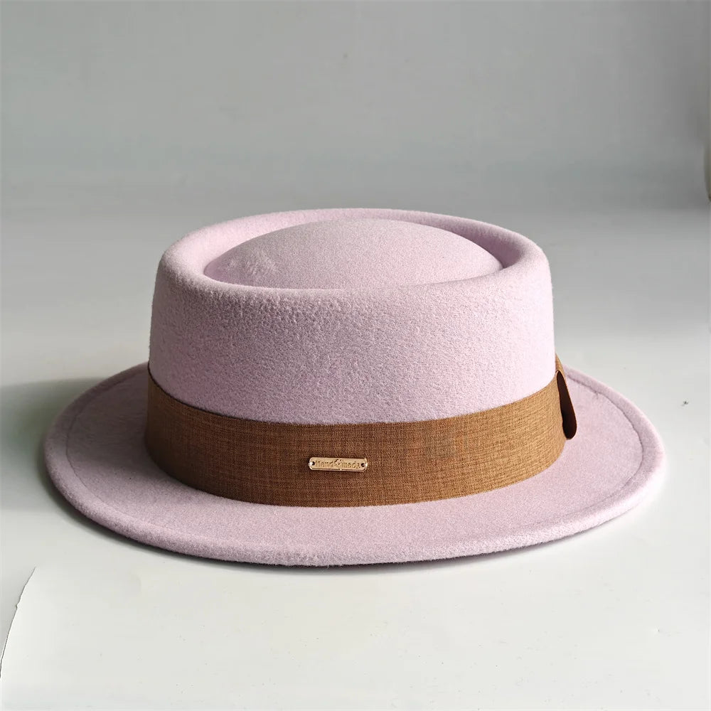 Autumn And Winter Fedora Hat For Women