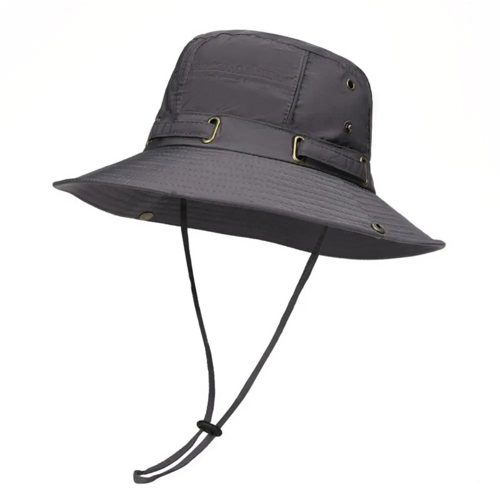 Wide Brim Reversible Breathable Fishing Bucket Hat