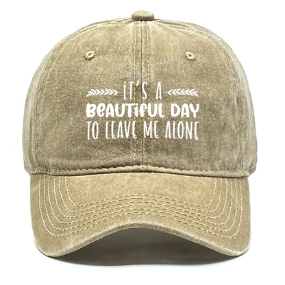 Vintage Washed Cotton Phrase Baseball Cap