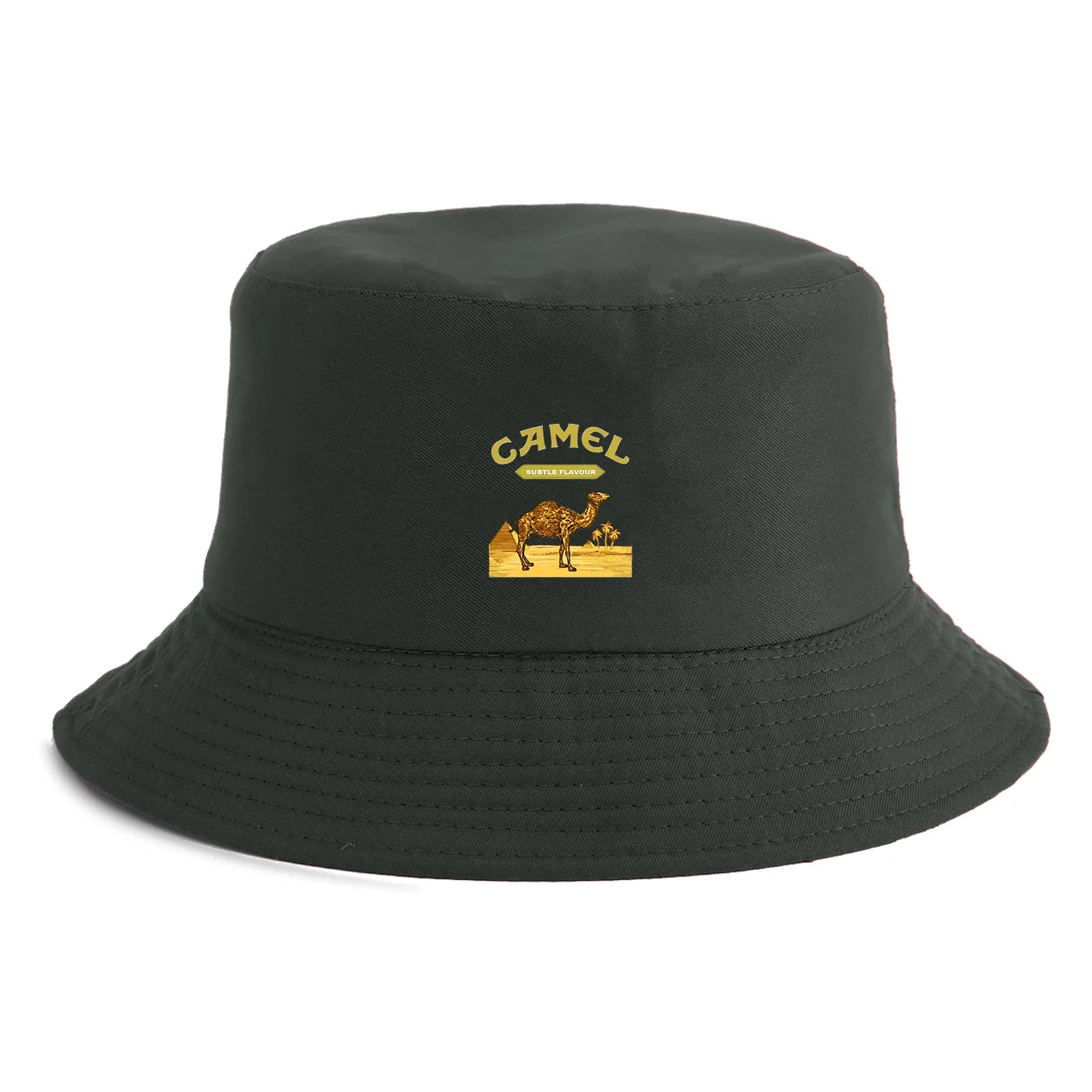 Reversible Camel Desert Print Bucket Hat