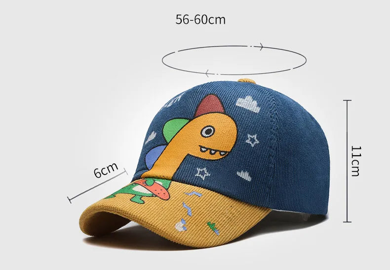 Four Seasons Little Dinosaurs Children's Hats Children's Baseball Caps