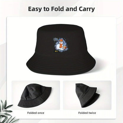 Merry Christmas Festive Unisex Holiday Bucket Hat
