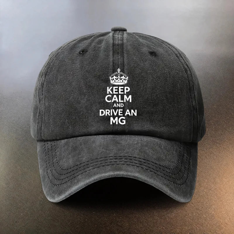Keep Calm Drive MG Baseball Cap