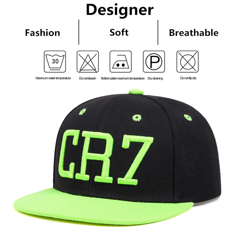 New Fashion Children Ronaldo Cr7 Neymar Baseball Cap Hat Boys Girls Kids Messi Snapback Hats Hip Hop Caps