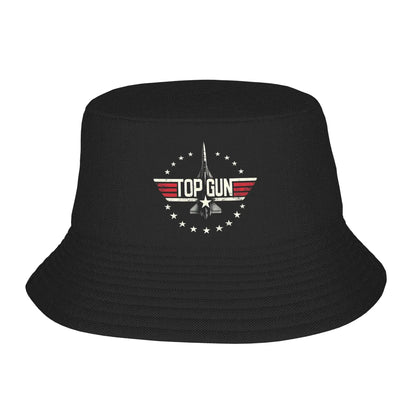 Top Gun Vintage Bucket Hat Summer