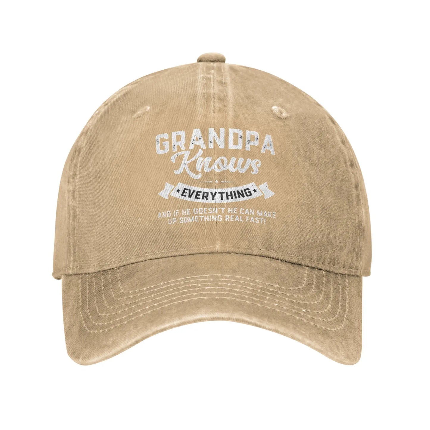 Grandpa Knows Everything Baseball Cap