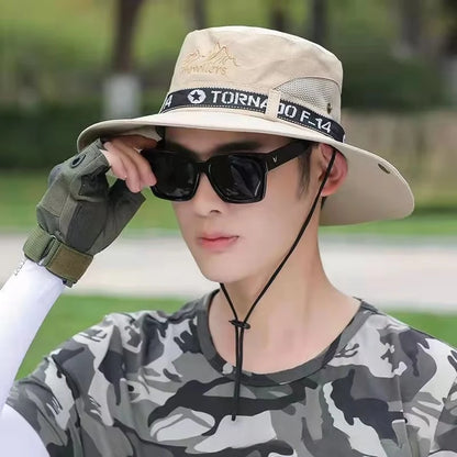 Wide Brim Outdoor Sun Protection Bucket Hat