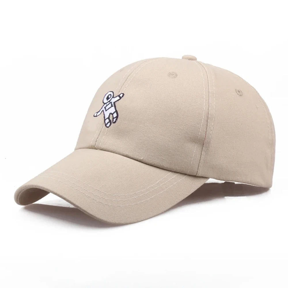 Astronaut Embroidered Snapback Baseball Cap