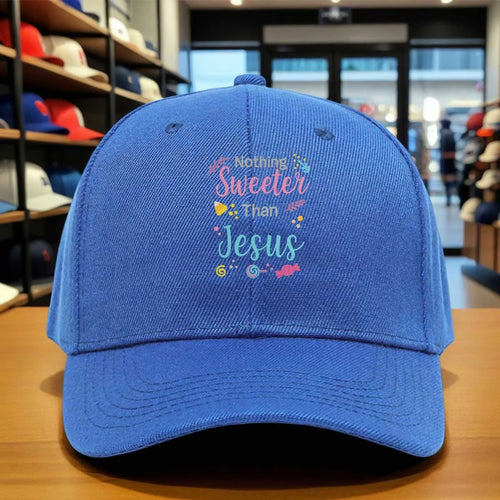 Jesus Themed Candy Print Religious Baseball Cap