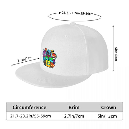 Geometry Dash Gaming Snapback Cap Hat