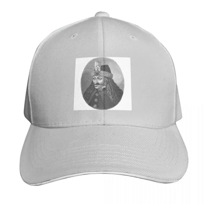 Vlad The Impaler Black And White Portrait Baseball Cap