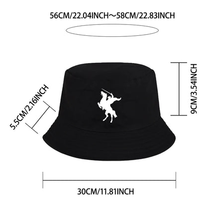 Knight Horse Rider Print Bucket Hat