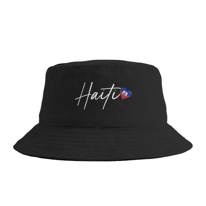 Haiti Outfit Haitian Flag Bucket Hat Summer Casual