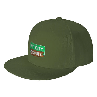 Big City Greens Show Flat Brim Golf Snapback Cap