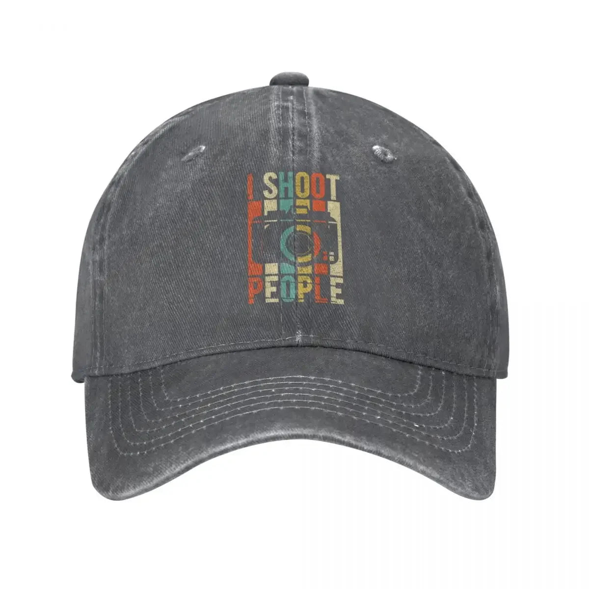 Vintage Photographer Distressed Baseball Cap