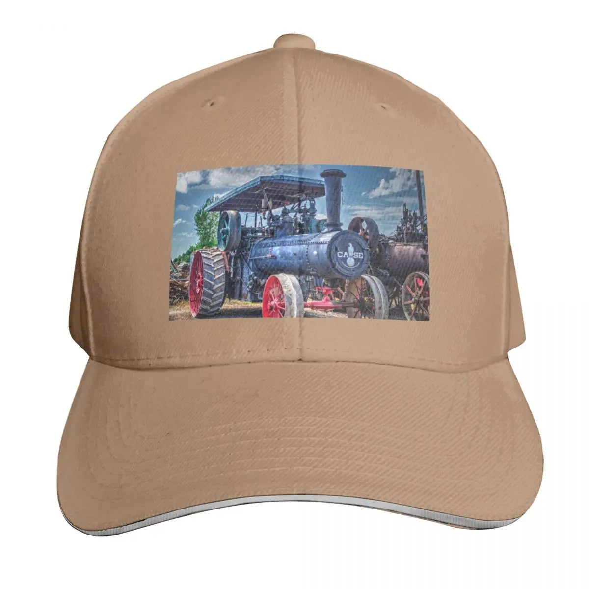 Case Steam Traction Engine Vintage Baseball Cap