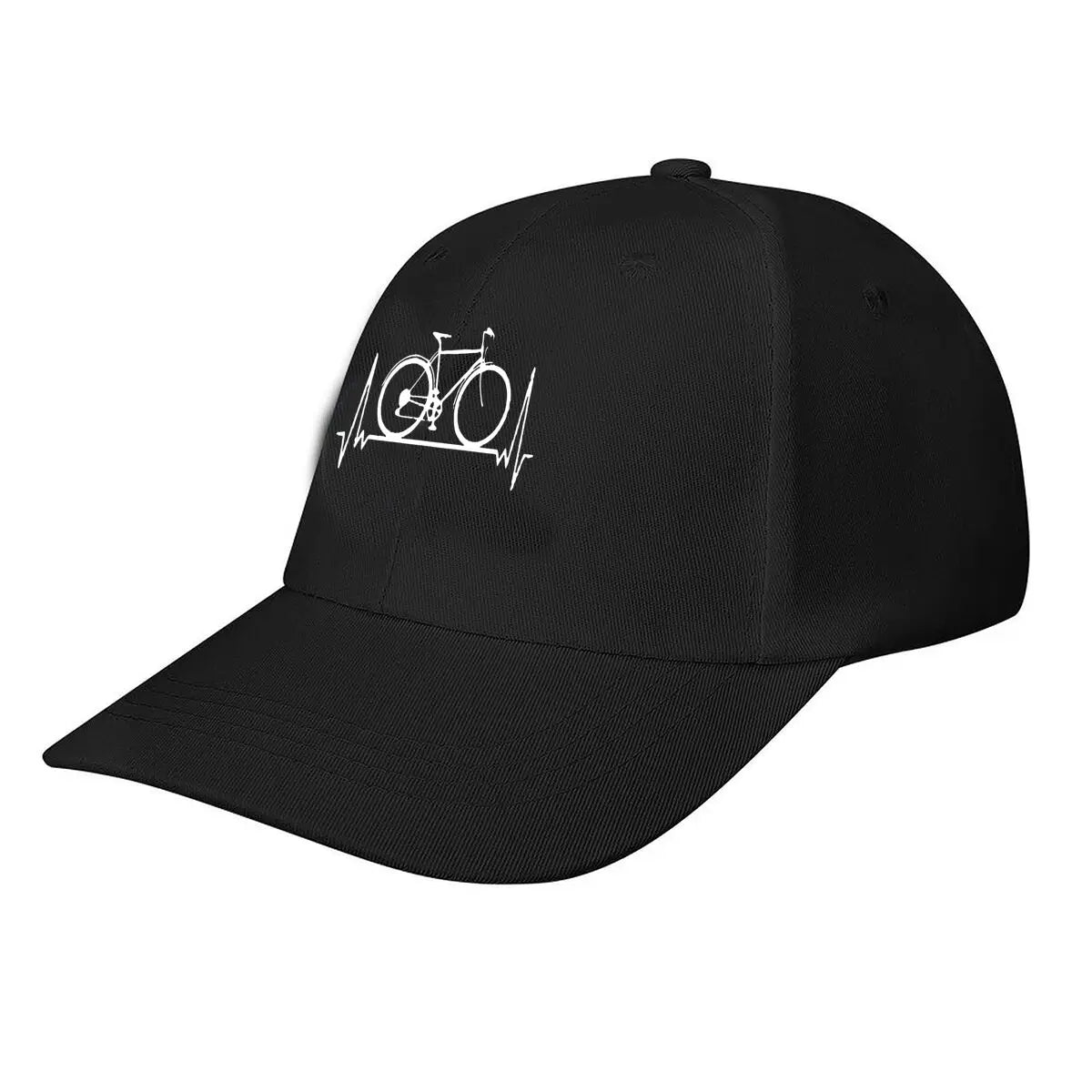 Bicycle Heartbeat Vinyl Baseball Cap
