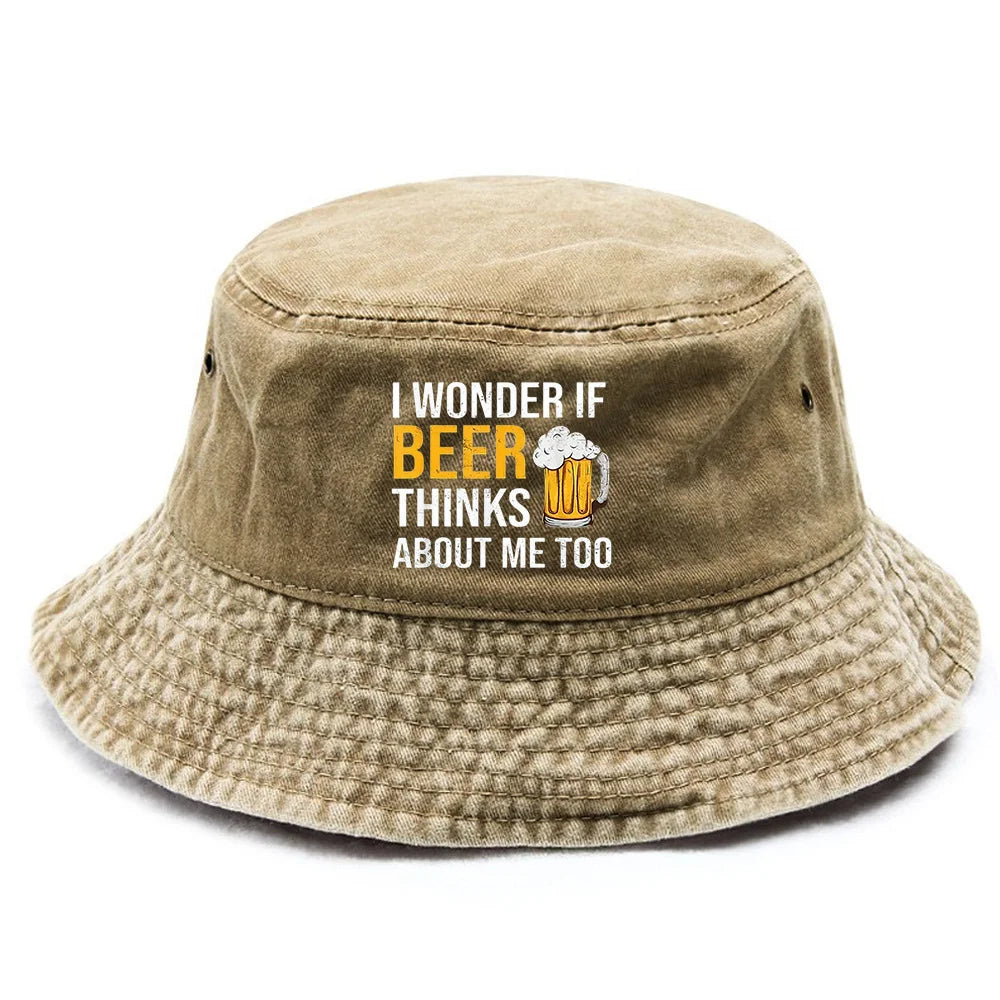 Beer Style Classic Bucket Hat Foldable Beach Cap