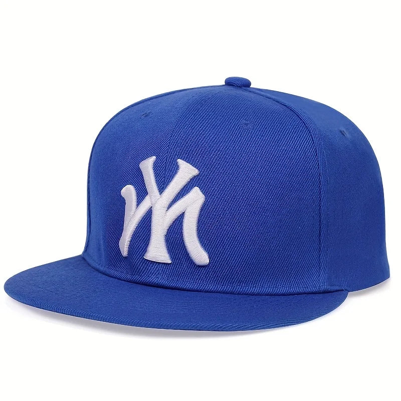 Unisex Letter Embroidered Adjustable Hip-Hop Snapback Cap