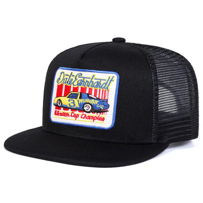 Unisex Embroidery Hip- Hop Net Hats Spring Summer Outdoor