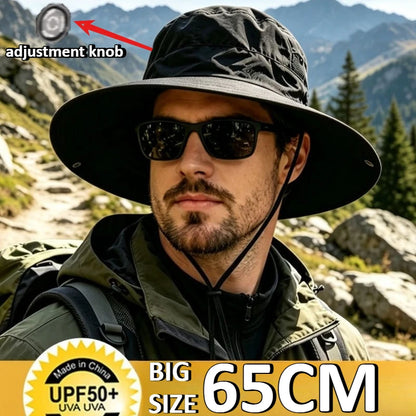 60-65CM Large Size Quick Dry UV Protection Bucket Hat