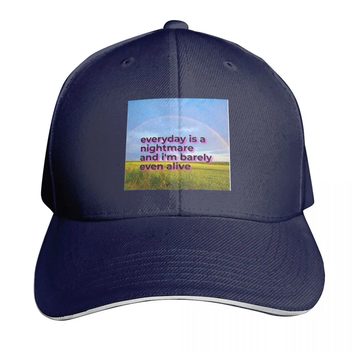 Inspirational Quote Low Profile Unstructured Baseball Cap