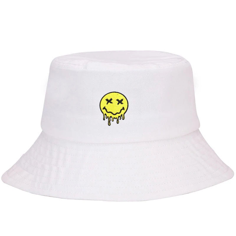 Graffiti Smiley Fashion Bucket Hat