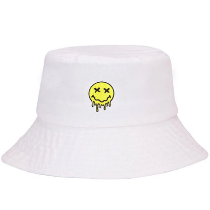 Graffiti Smiley Fashion Bucket Hat