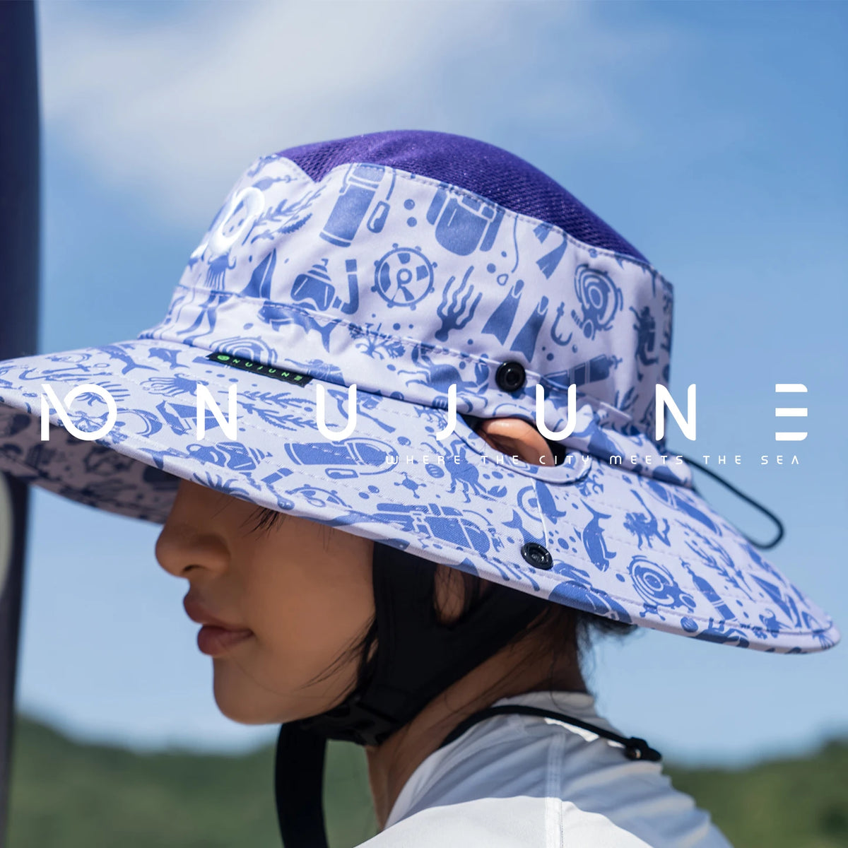 Nu-June Adjustable Breathable Hiking Bucket Hat