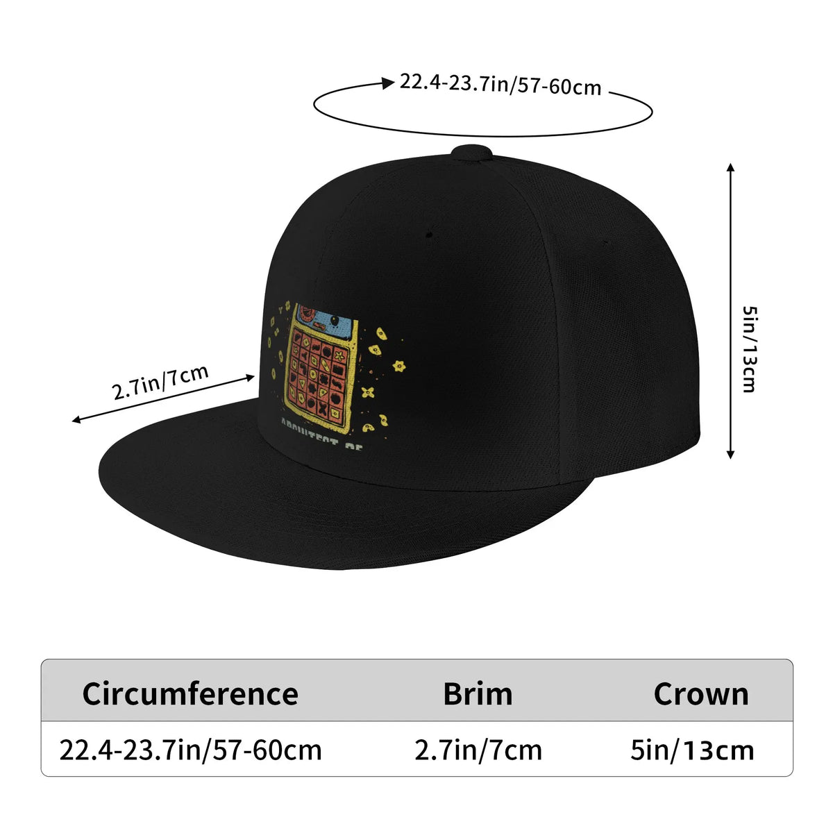 Architect Of Anxiety Artistic Snapback Cap