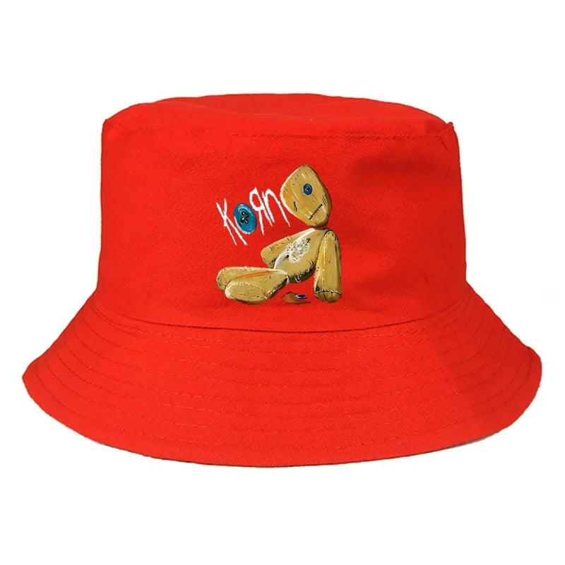 Korn Heavy Metal Band Summer Outdoor Bucket Hat