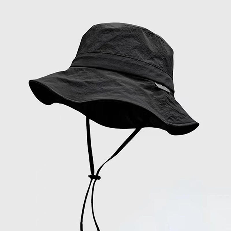 Summer Solid Color Sun Hats Outdoor Fishing Cap
