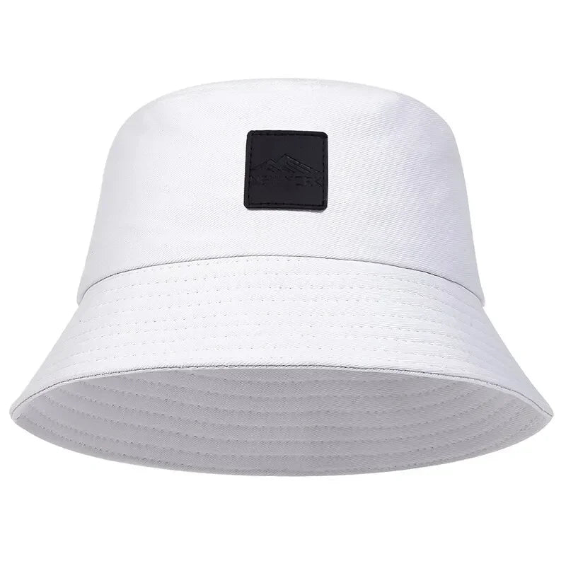 New York Leather Label Bucket Hat