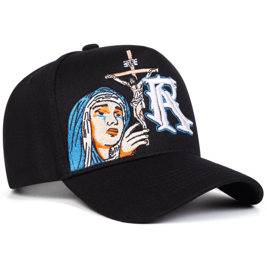 Unisex R Prayer Embroidery Baseball Caps Spring Autumn Outdoor