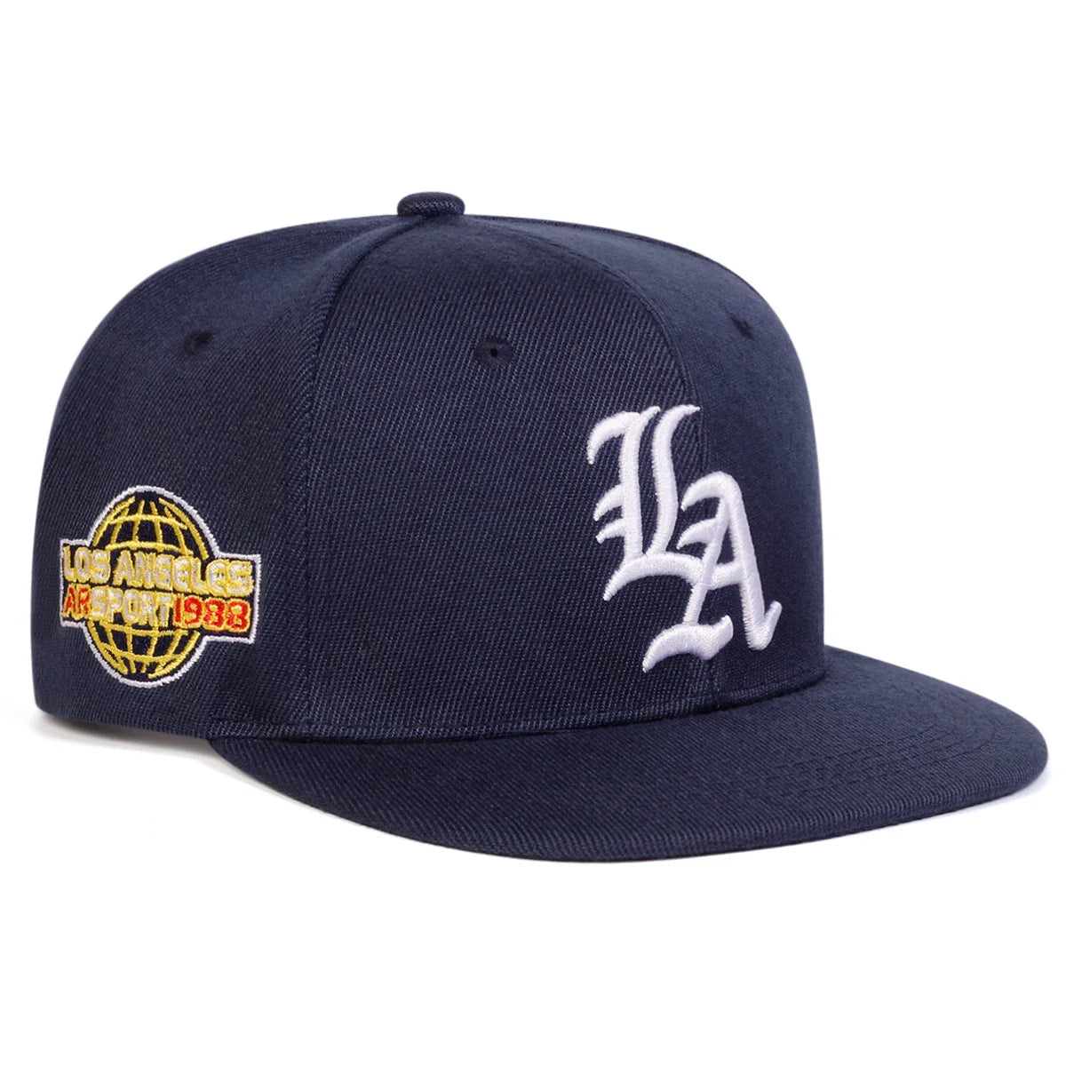 Unisex Gothic LA Embroidered Snapback Cap