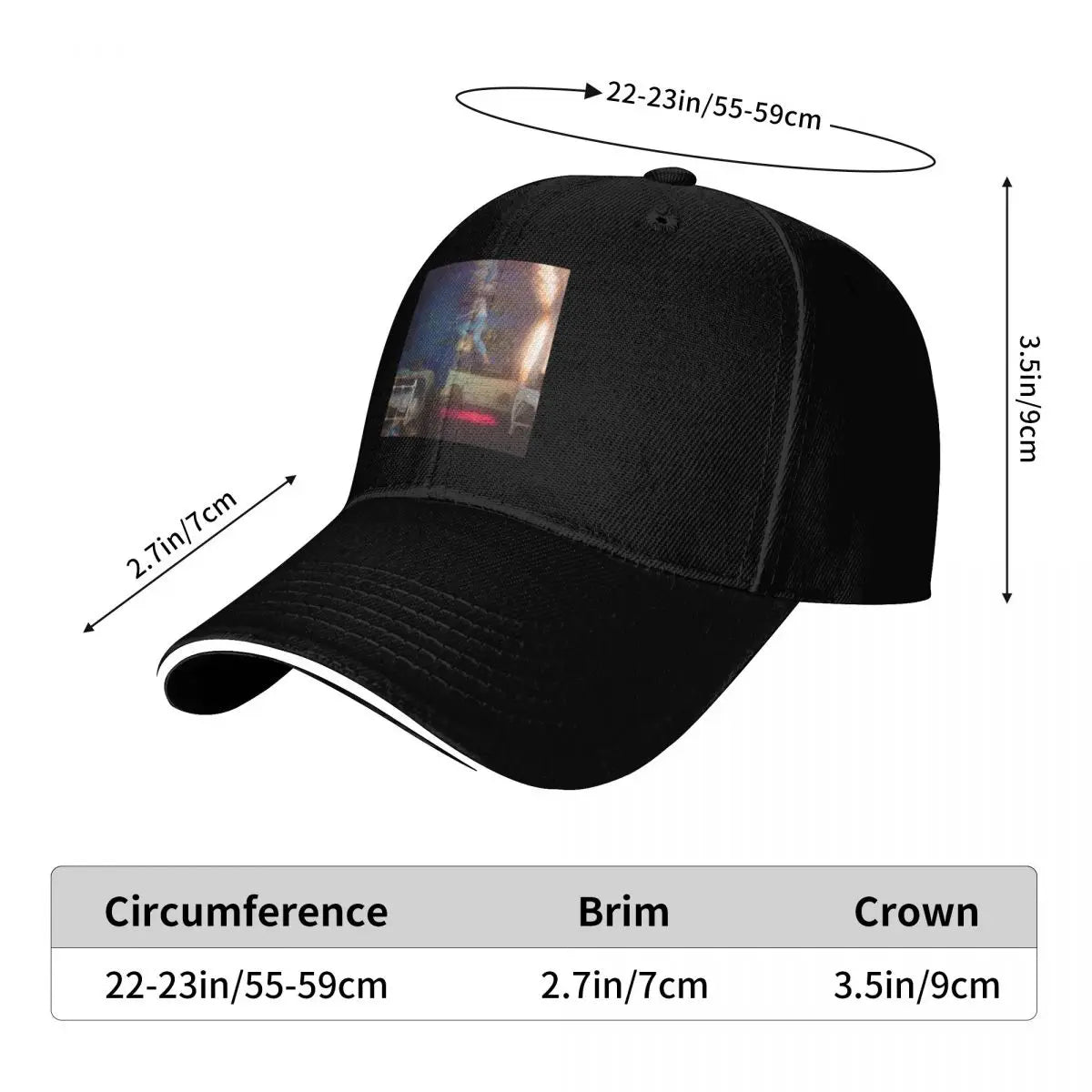 Le Sang De Weyes Vintage Graphic Baseball Cap