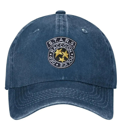 Stars Logo Baseball Cap Residents Evils Game Unisex Teens Design