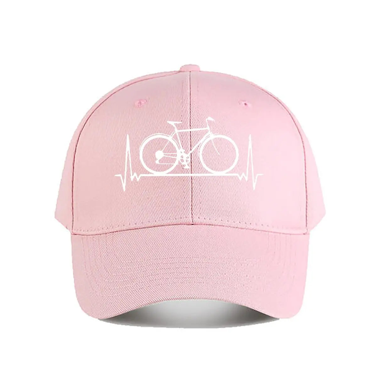 Bicycle Heartbeat Vinyl Baseball Cap
